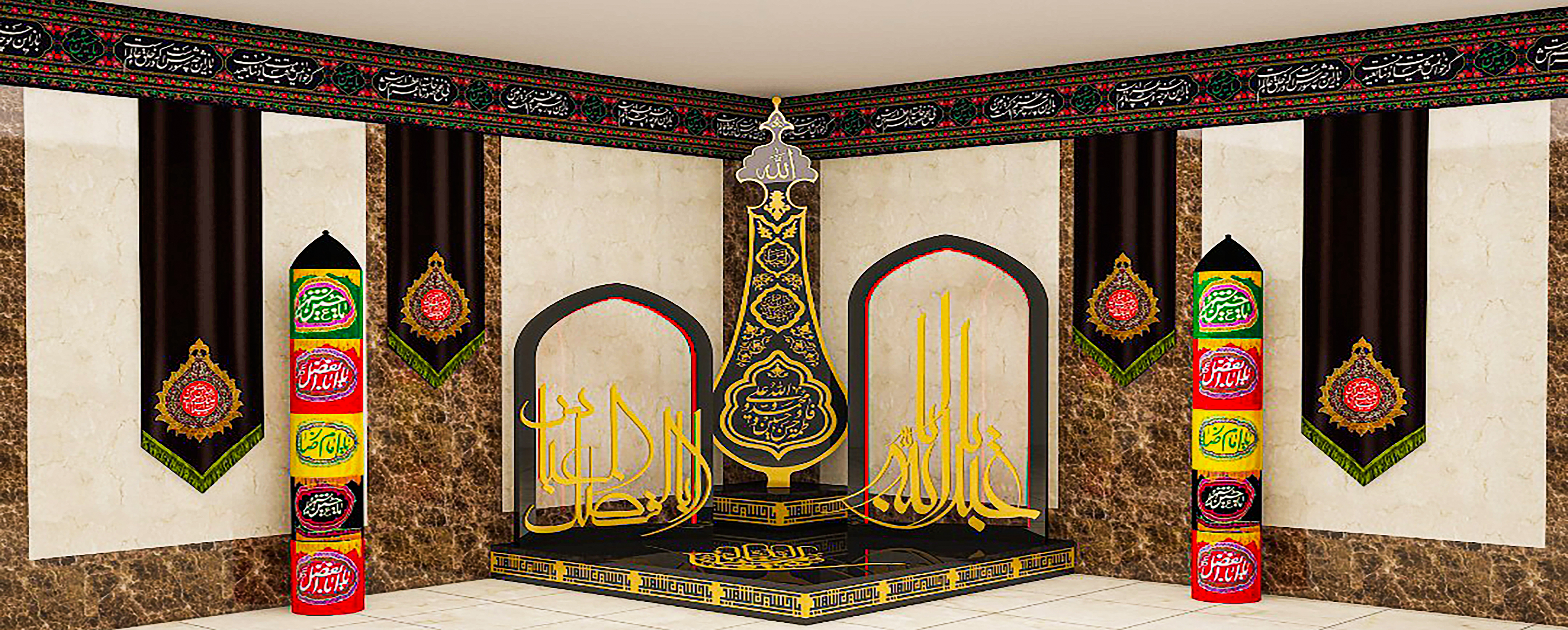 ما عشق به حسین (علیه السلام) را وزین می سازیم